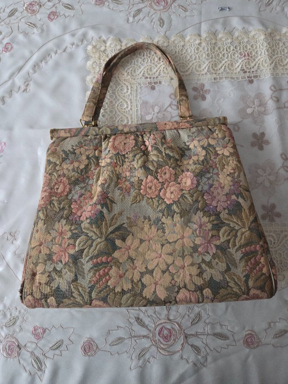 Vintage Tapestry/Carpet Handbag